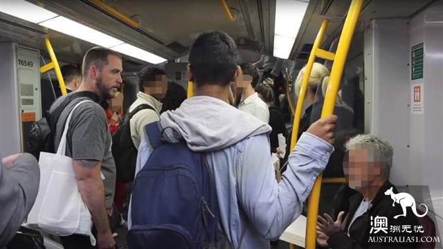 The American man preached on train in Sydney, annoyed the passengers and was called to shut up.
