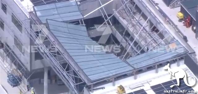 A man death more than one man were rescued from the collapse of the roof of Curtin University in Western Australia