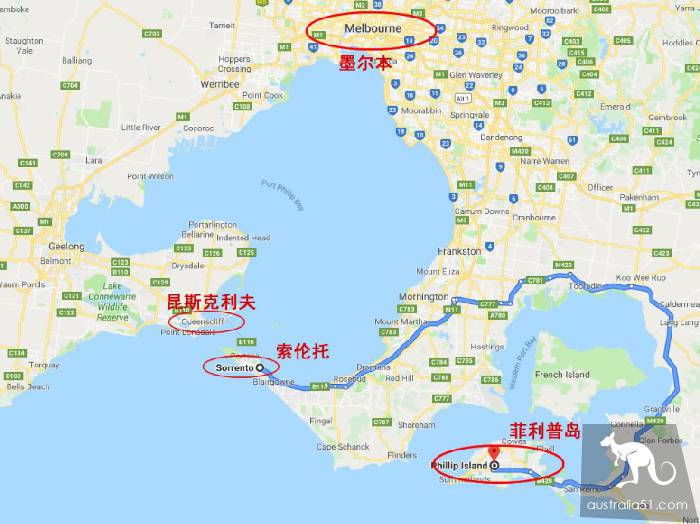 从墨尔本的企鹅岛到大洋路，轮渡费用多少？