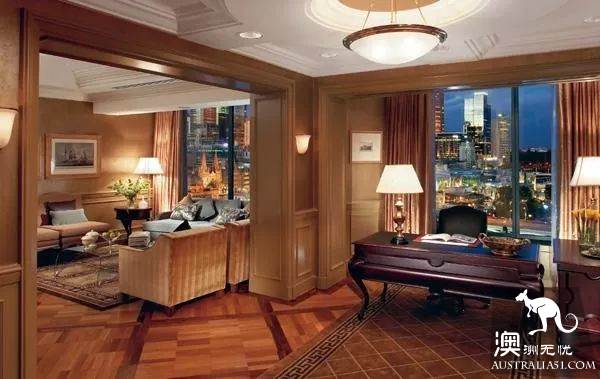 Australia's expensive 10 hotel suites, how many minutes can your salary stay?