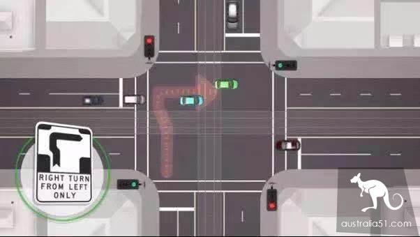 Melbourne hook (hook) turn (Hook Turn), is the most complete picture and text details, so that you drive in Melbourne no longer step on the hole
