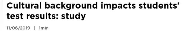 No, no! The data show that the scores of Australian Chinese students are 60 points higher than those of other students.