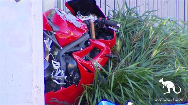 Tragedy! The Sydney couple both died when the motorcycle hit the pole on the road
