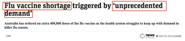 The Australian crisis! There are 139 people, death! In the scariest year of flu in history, the shortage of vaccine affected everyone.