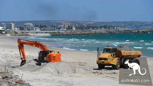 Adelaide's famous beach is running out of sand! South Australia government spends million to launch the 'North-Sand-South transfer' project to save the beach