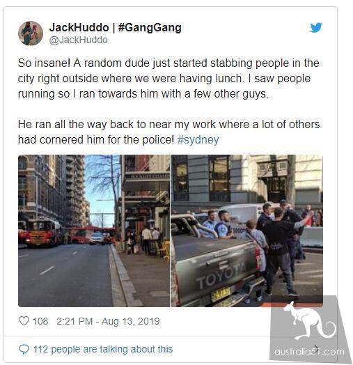 The masked city of Sydney has wounded Asian women and female bodies nearby.