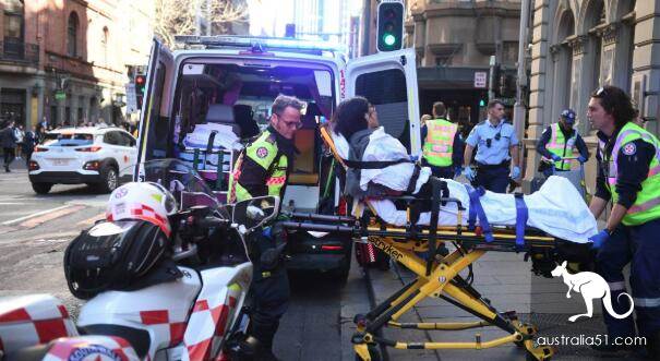 The masked city of Sydney has wounded Asian women and female bodies nearby.