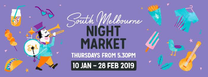 South Melbourne Market, summer night market starts again! Seafood foodie's favorite art bazaa