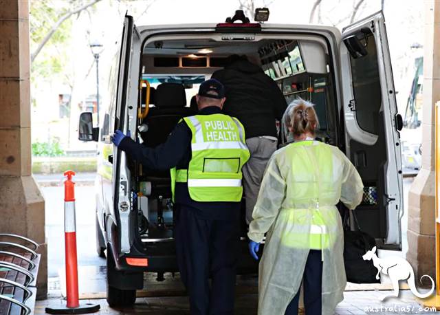 A man in a Melbourne-Sydney car has been quarantined or faces six months in prison