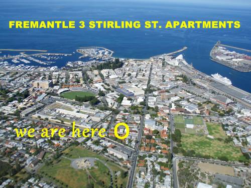 弗里曼特尔斯特林街3号公寓（Fremantle 3 Stirling St Apartments）