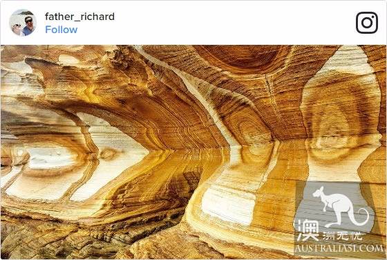 The famous colorful cliff of (Maria Island), Mariah Island, Tata, is like a painting of nature