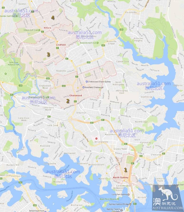 Sydney, how do you divide the poor in the rich? Which district should I live in?