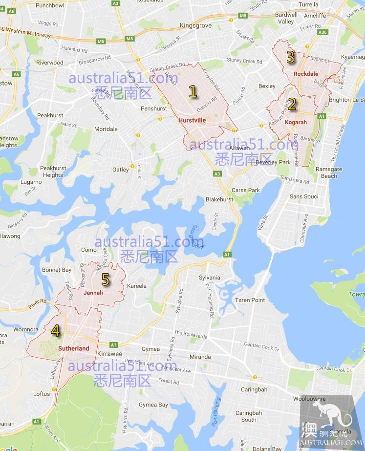 Sydney, how do you divide the poor in the rich? Which district should I live in?