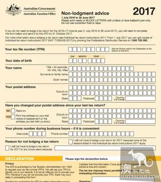 At the end of the Australian fiscal year, elaborate on how to start filing taxes
