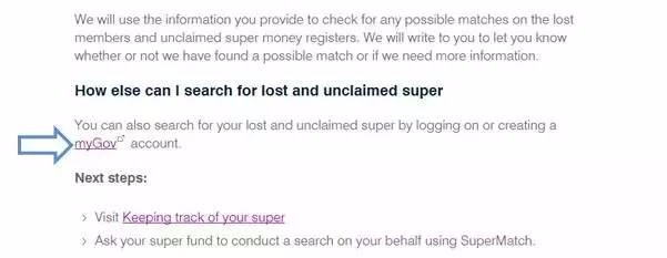How do I look up my Super pension in Australia?