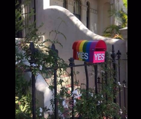 How Australians use their houses to support gay voting