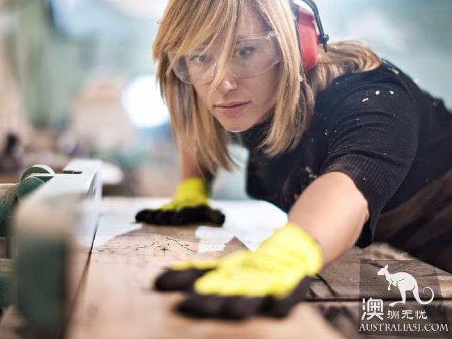 No one has been paid six figures per year, the Australian craftsmen are not taking the job.
