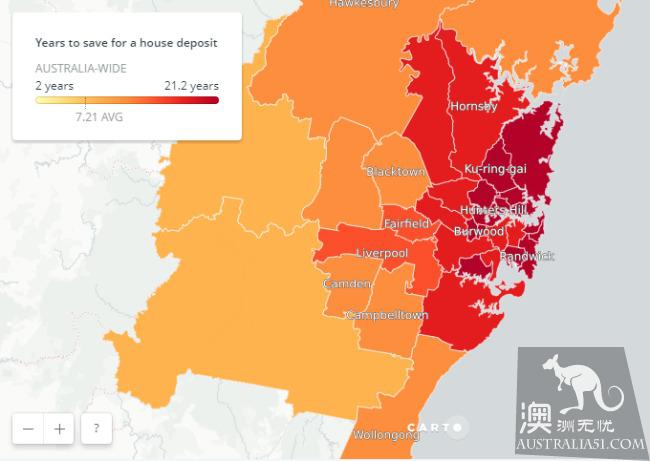 How long does it take for first-time home buyers all over Australia to save up to the down payment?