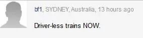 Still tearing?! The Sydney train driver found the six-figure salary too shabby and began to be a demon again.