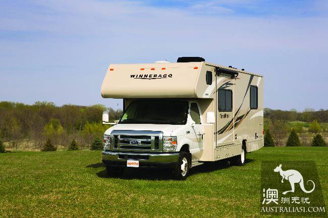 In Australia, traveling in a RV, just think about it.