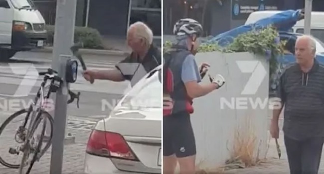 Master ad is angry, take out an axe and hack you