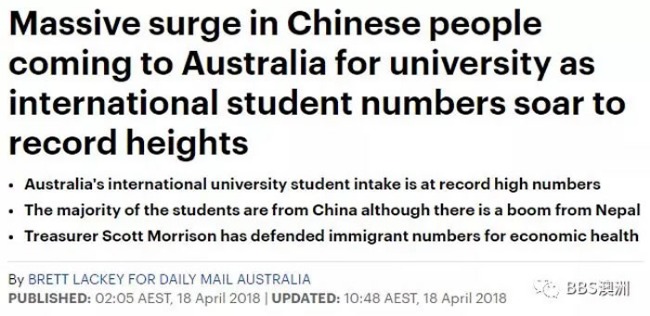 Nearly one hundred and eighty thousand Chinese students pour into Australia! The number of students studying abroad has reached an all-time high again!