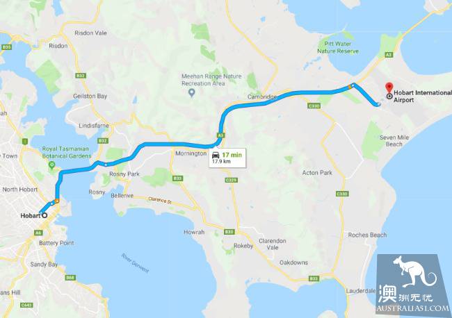 霍巴特有几个机场？到市区多远？霍巴特机场穿梭交通全攻略