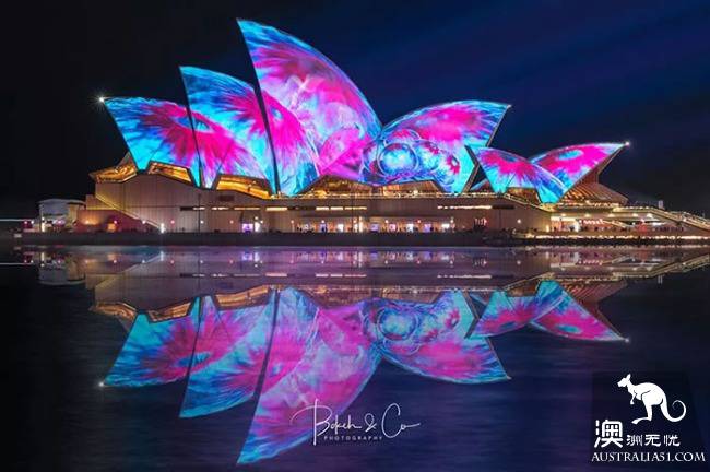2018 colorful Sydney Lights Music Festival! The tenth anniversary of the highlight of the first look!