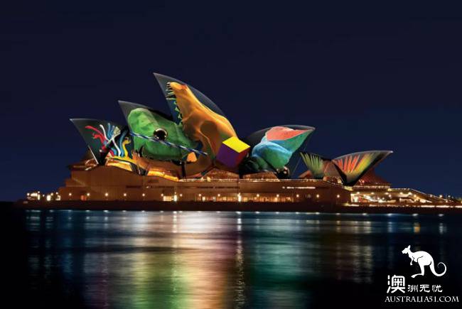 2018 colorful Sydney Lights Music Festival! The tenth anniversary of the highlight of the first look!