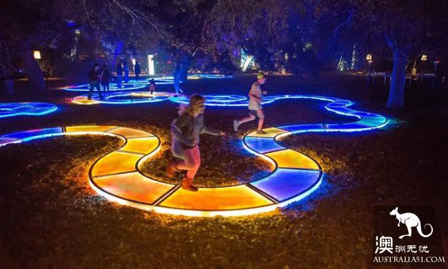 2018 colorful Sydney Lights Music Festival! The tenth anniversary of the highlight of the first look!