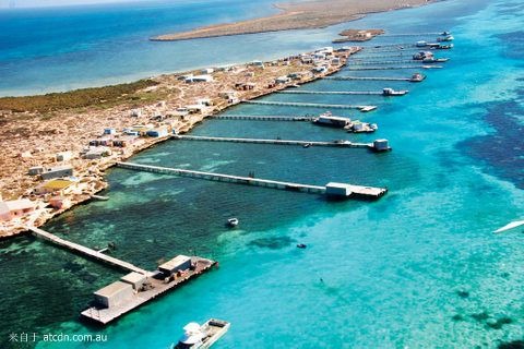 Treasure scattered in the Indian Ocean: (Abrolhos Islands) of the Abelohos Islands in Western Australia