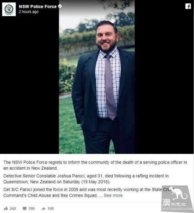 Six Australians killed in Queens town rafting, one of whom was confirmed to be a senior new state police office