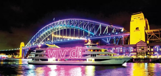 2018 colorful Sydney Lights Music Festival! The tenth anniversary of the highlight of the first look!