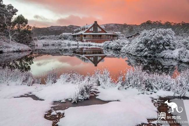 The most beautiful winter to the cradle mountain