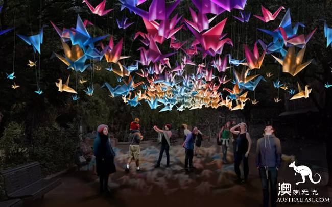 2018 colorful Sydney Lights Music Festival! The tenth anniversary of the highlight of the first look!