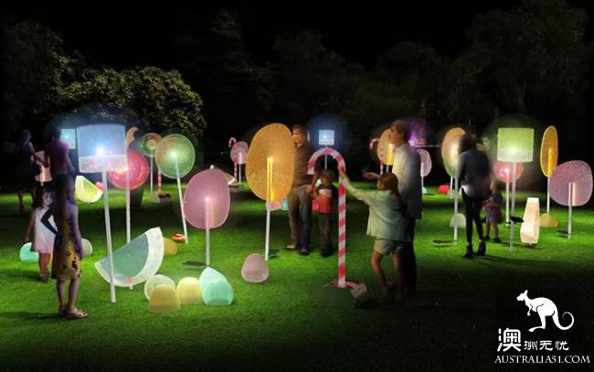 2018 colorful Sydney Lights Music Festival! The tenth anniversary of the highlight of the first look!