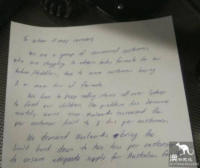 Parents unable to find formula plead with Woolworths to restore previous restrictions