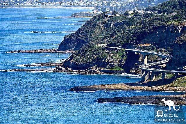 Blue ocean road, new state beautiful self-driving tour introduction