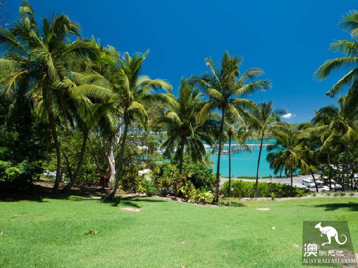 Schedule of (Airlie Beach) round trip to and from (Hamilton Island) pier, Hamilton island, Elley beach