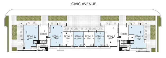 Rental of multiple shops around Green Square, Sydney