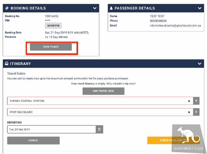 Greyhound bus guide: how to add itinerary to pass?