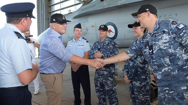 Prime Minister Morrison flies to U.S. intelligence base in Australia for classified report
