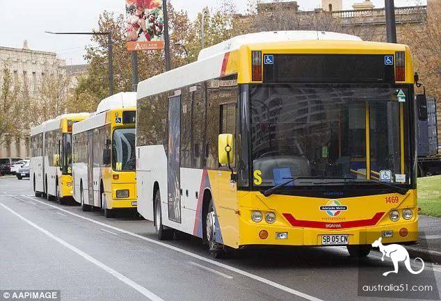 The public transport contract was renewed in Adelaide in July and the tram was transferred to the private secto