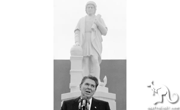 A statue of Baltimore Columbus was pulled down by demonstration on American Day