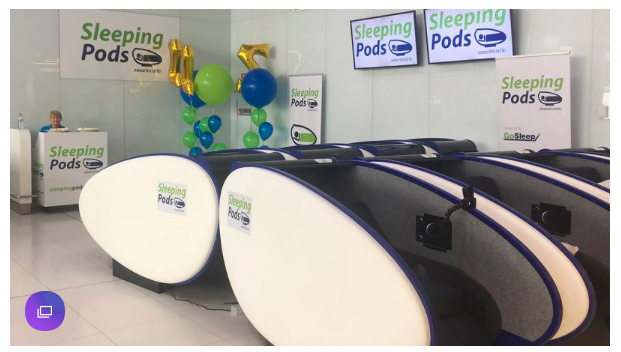 For the first time in Australia, Perth Airport has a sleep space for passengers to take a nap-Australia's new fast net.