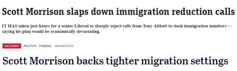 What kind of people will be most affected by Australia's new policy of 'going up and down the country'?