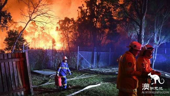 Emergency alert! The southwest mountain fire in Sydney is fierce! Nearby residents, please evacuate now!