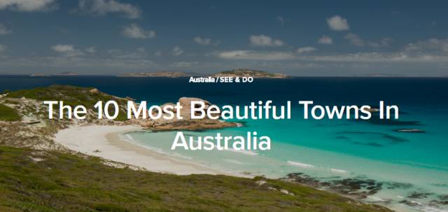 Ten million small towns in Australia, these 10 towns are most worthy of your visit.