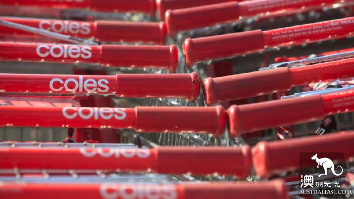 Coles may try to prevent shopping carts from entering the self-checkout area