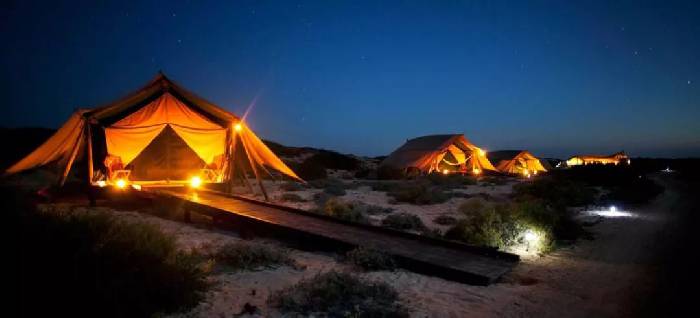 There is a kind of trip called wild luxury, there is a kind of hotel called Glamping